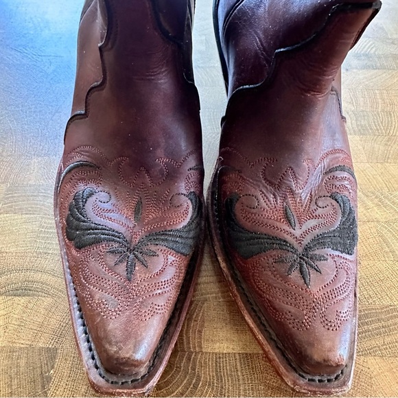 Justin Reba McEntire Chelsea Cognac Tall Top Boot- Women’s Size 7.5B - Picture 3 of 9